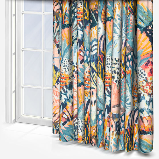 Edinburgh Weavers Maggie Coral Curtain