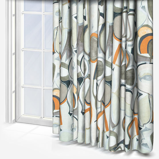 Edinburgh Weavers Pop Cashew curtain