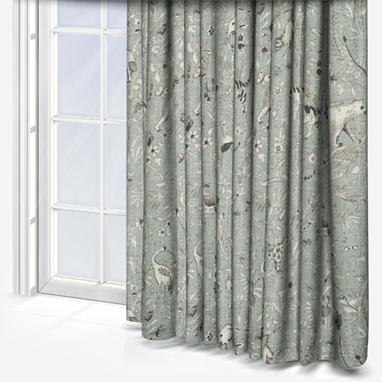 Edinburgh Weavers Rajah Ash Curtain