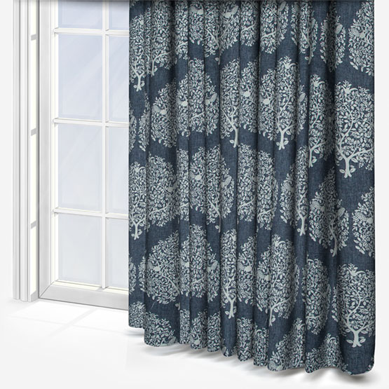 Fibre Naturelle Tree Of Life Denim curtain