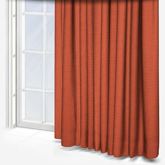 Aria Burnt Orange Curtain