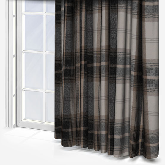 Fryetts Balmoral Charcoal curtain