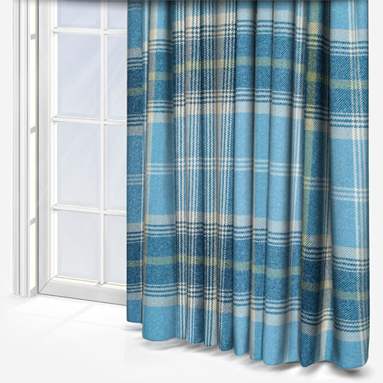 Fryetts Balmoral Cornflower curtain