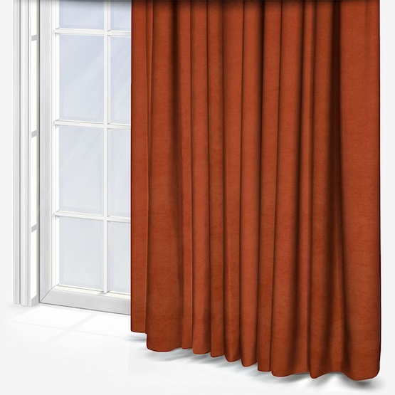 Belvoir Recycled Burnt Orange Curtain