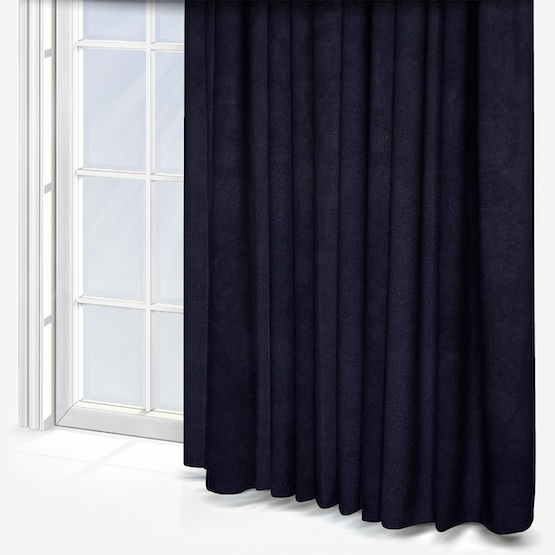 Bordeaux Navy Curtain