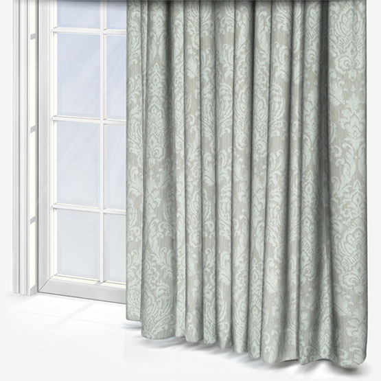 Classic Damask Dove Curtain