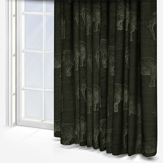 Elephant Grey Curtain