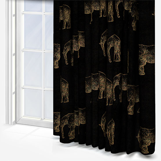 Elephant Noir Curtain
