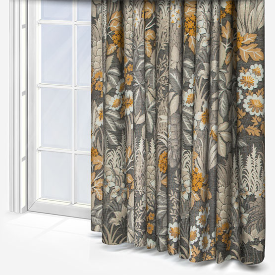 Enchanted Forest Ochre Curtain