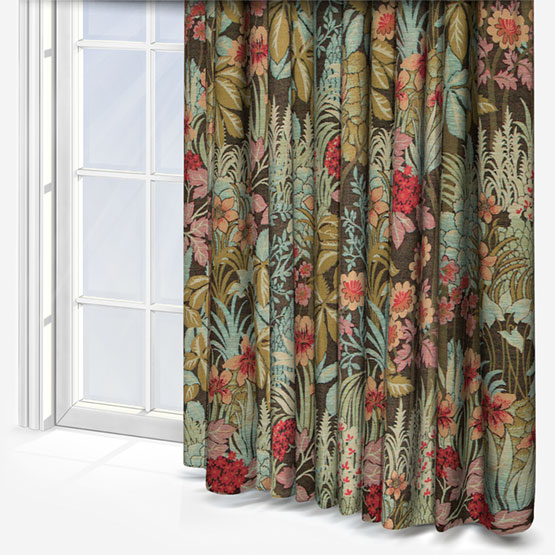 Enchanted Forest Olive Curtain