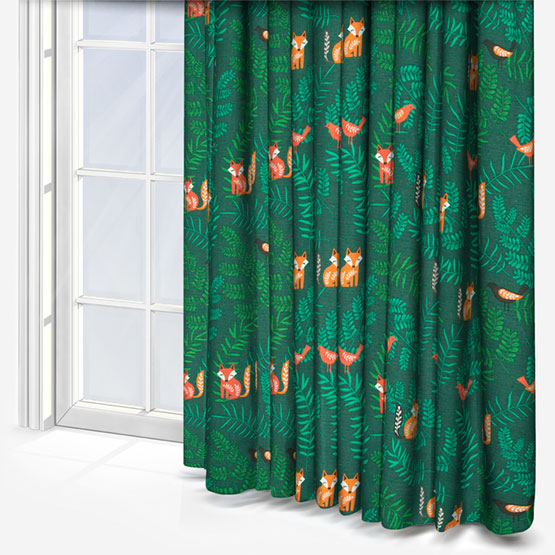 Fryetts Fern Forest Jade curtain