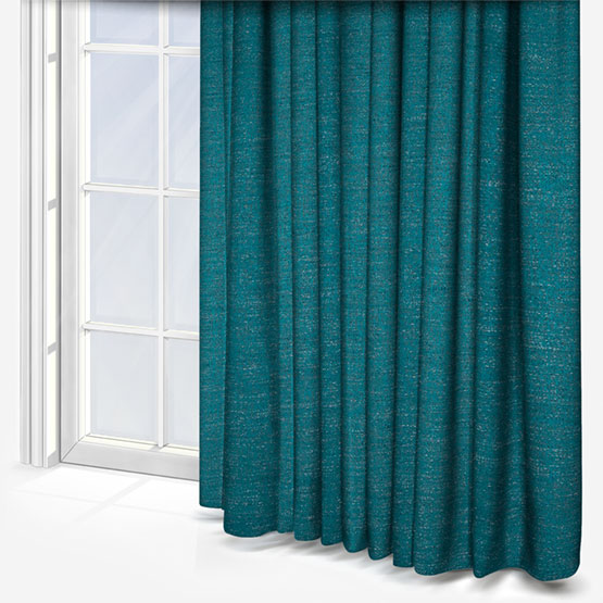 Glimmer Teal Curtain