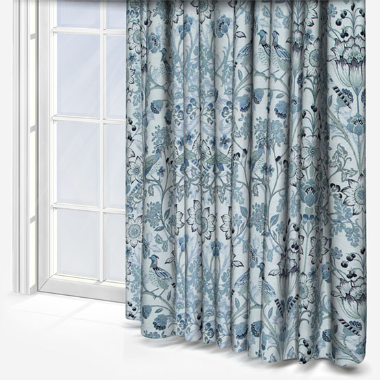 Holcombe Ashley Blue Curtain