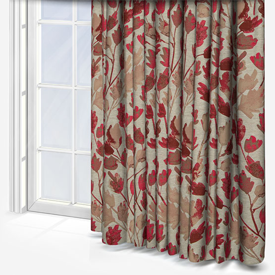 Jacintha Rosso Curtain