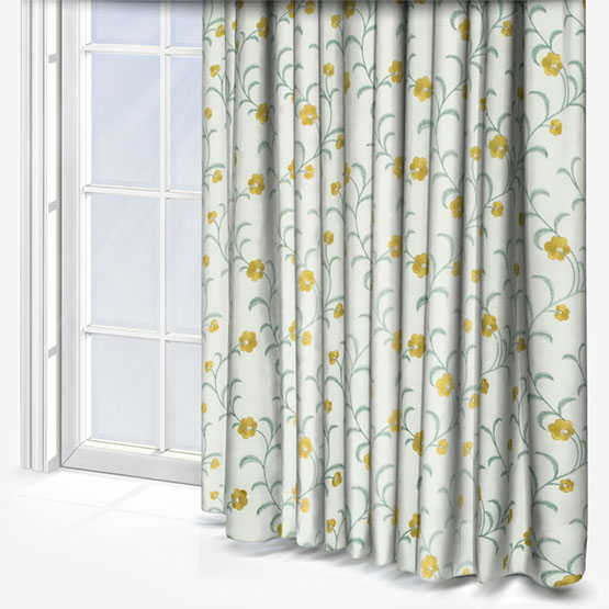 Japonica Ochre Curtain