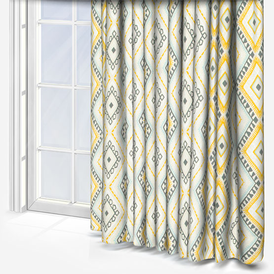 Fryetts Karlstad Ochre curtain