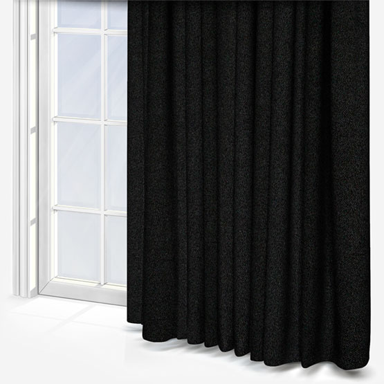 Fryetts Lux Boucle Noir curtain