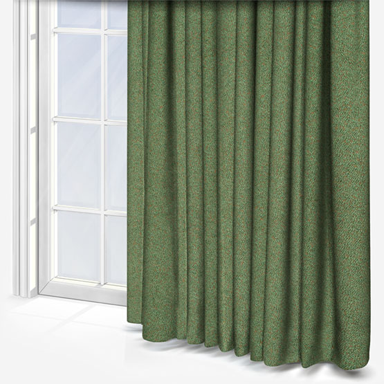 Fryetts Lux Boucle Verdigris curtain