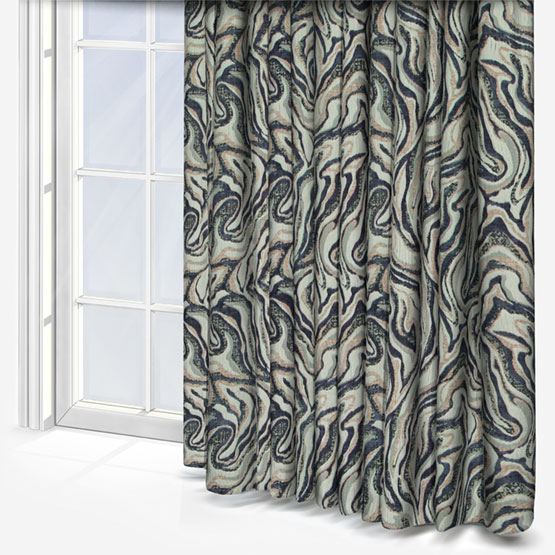 Fryetts Magma Charcoal curtain