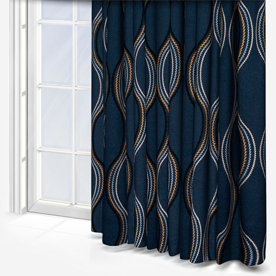 Fryetts Metro Indigo curtain