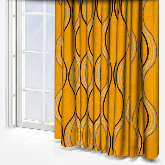 Metro Ochre Curtain