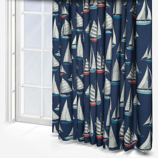 Fryetts Ocean Yacht Navy curtain