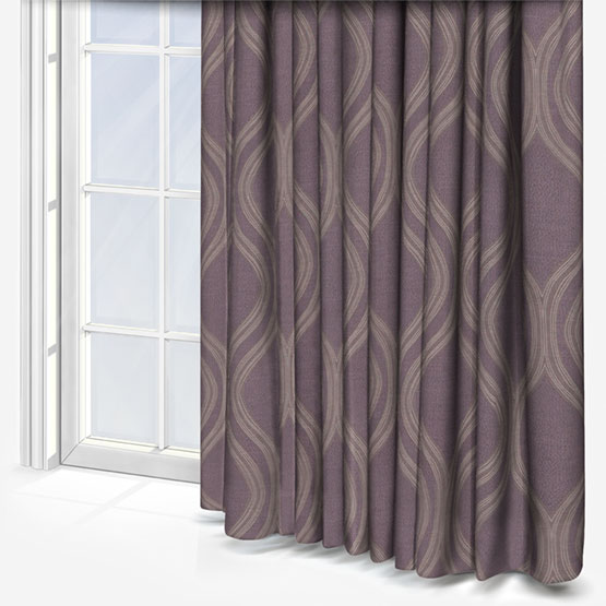 Paphos Mauve Curtain