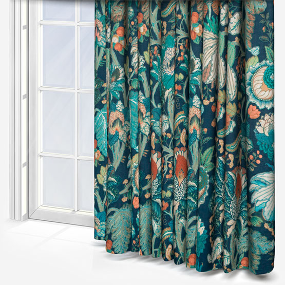 Fryetts Raffaela Navy curtain