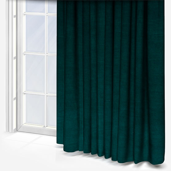 Revela Velvet Kingfisher Curtain