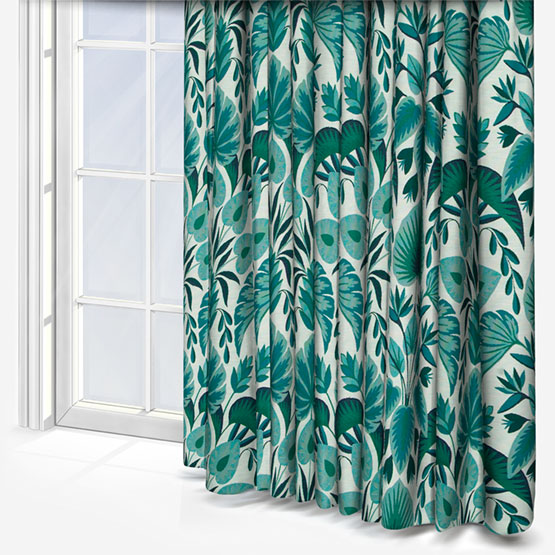 Fryetts San Michele Teal curtain