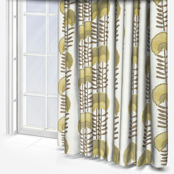 Scandi Floral Pampas Curtain