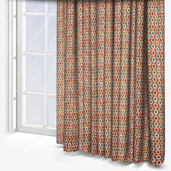 Shiraz Burnt Orange Curtain