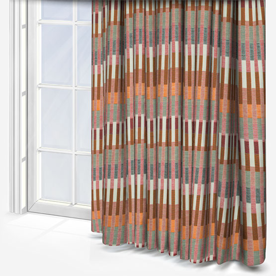 Tangier Burnt Orange Curtain