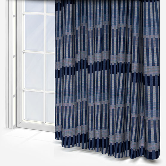 Tangier Indigo Curtain