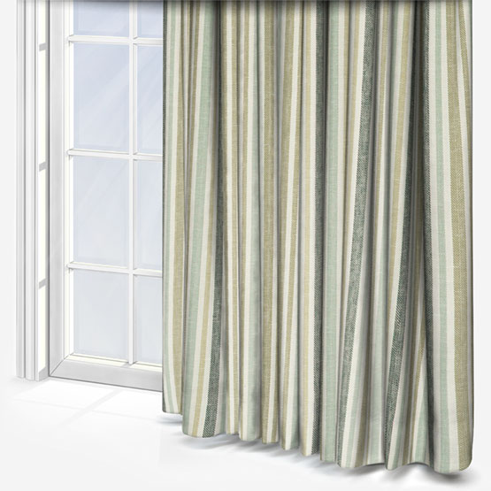 Tiverton Stripe Pampas Curtain