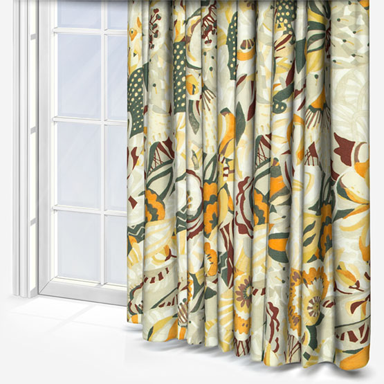 Fryetts Tresco Ochre curtain