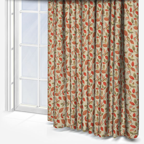 Vercelli Burnt Orange Curtain