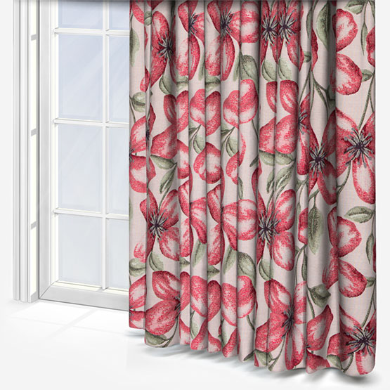 Zaragoza Rosso Curtain