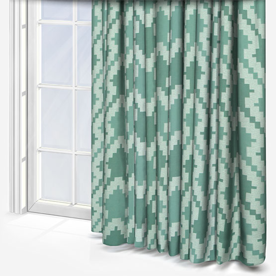 Gordon John Omni Teal curtain