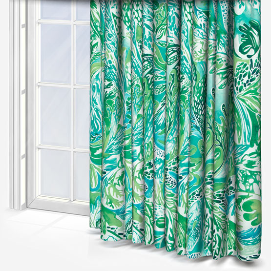 Harlequin Alotau Fig Leaf and Tree Canopy curtain