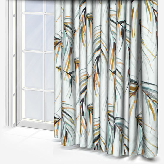 Harlequin Alvaro Honey Slate and Topaz curtain