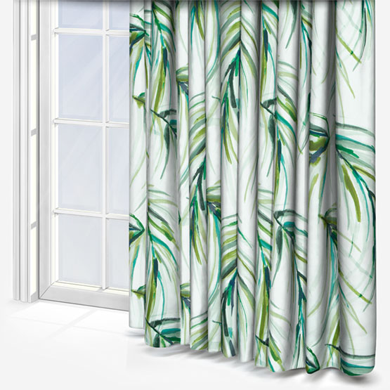 Harlequin Alvaro Lime Jade and Palm curtain