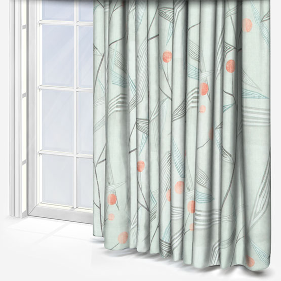 Harlequin Entity Seaglass and Taupe Curtain