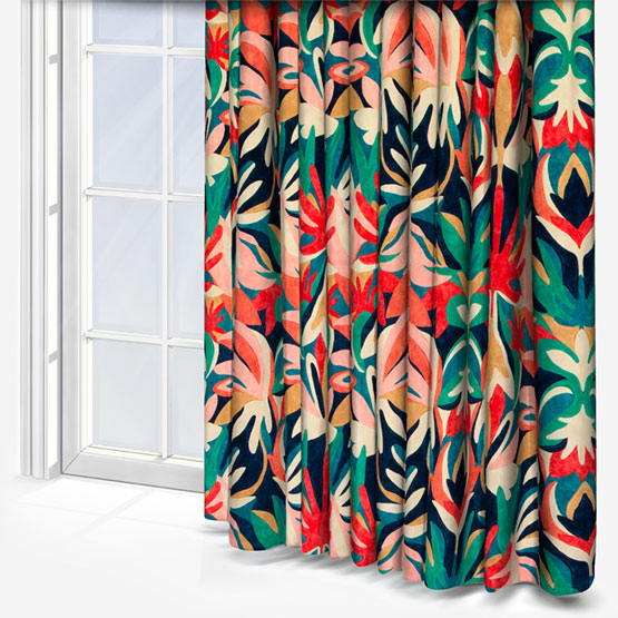 Harlequin Melora Brazilian Rosewood and Ink Amazonia curtain