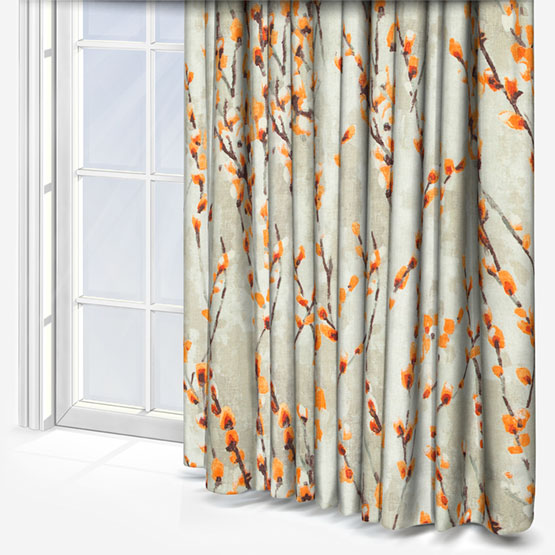 Harlequin Salice Tangerine curtain