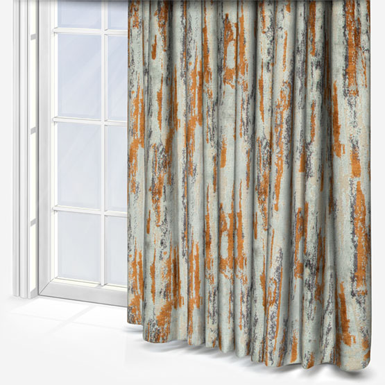 Harlequin Sial Pewter and Bronze curtain