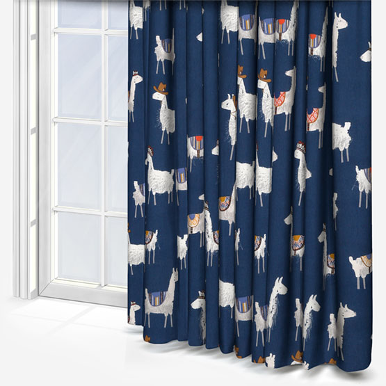 Alpaca Indigo Curtain