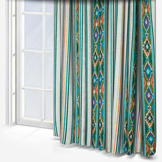 iLiv Boho Stripe Olivene curtain