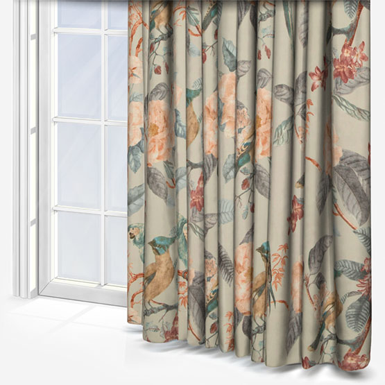 iLiv Enchanted Garden Parchment curtain