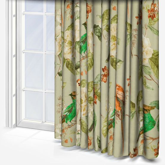 iLiv Enchanted Garden Pistachio curtain